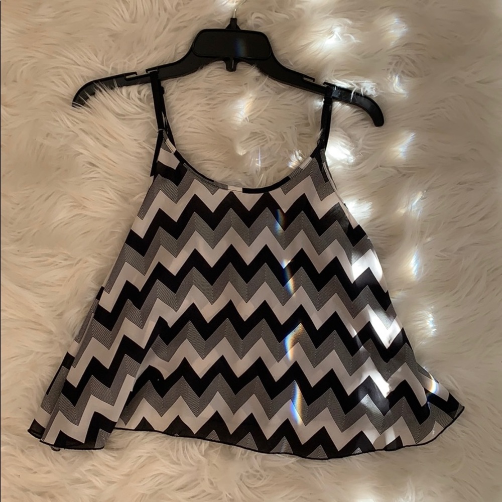 Chevron print shirt